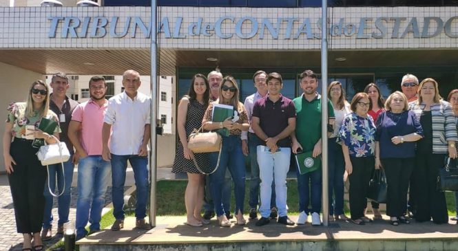 Prefeita Olga Fernandes, de Martins/RN, e equipe participa do “Projeto de Apoio ao Planejamento e a Gestão Estratégica” promovido pelo Tribunal de Contas do Estado – TCERN