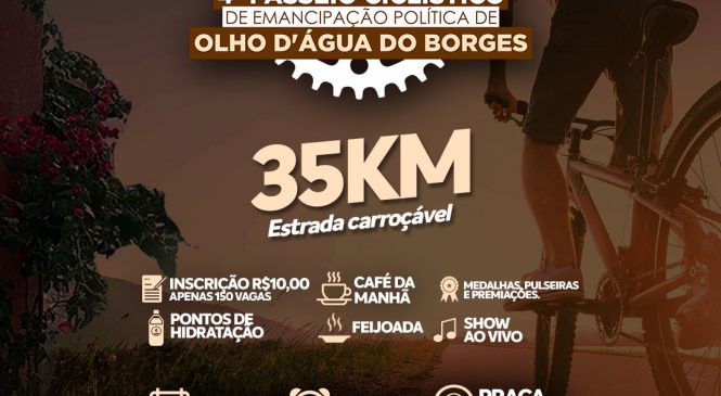 4º Passeio Ciclístico em Olho D’água do Borges