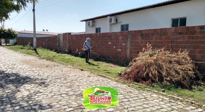 Cidade limpa e bem cuidada é uma das características mais fortes do governo de Lúcia Estevam em Triunfo Potiguar/RN