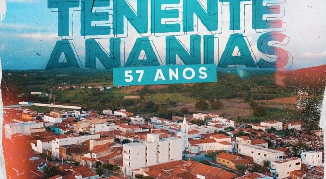 Hoje é dia de parabenizar a querida e amada cidade de Tenente Ananias/RN, por seus 57 anos de História