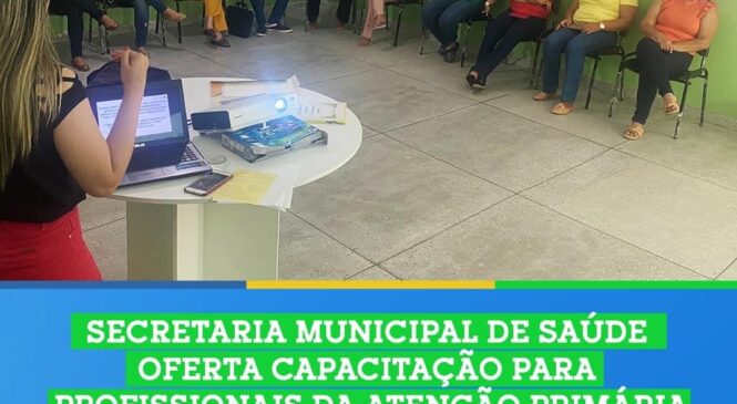 Secretaria Municipal de Saúde de Viçosa oferta capacitação para profissionais da Atenção Primária