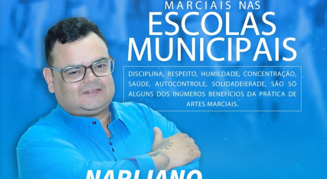 Pré-candidato Narliano Madrugão defende prática de artes marciais nas escolas