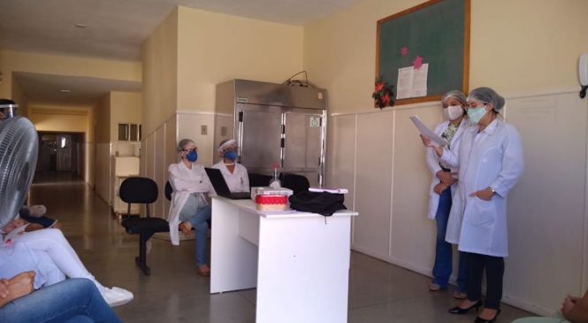 Em Antônio Martins/RN, a Secretaria de Assistência Social realiza palestra com psicólogas do CRAS voltada aos profissionais do Hospital Justino Ferreira