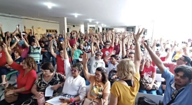 Sinte rebate secretário sobre custo de reajuste: “Trabalhadores não são responsáveis pela falência do Estado”