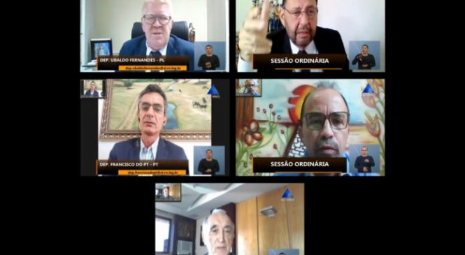 Turismo, cultura, saúde e educação pautam discursos dos líderes na Assembleia. Gustavo parabeniza polícia militar por impedir a invasão no IFRN