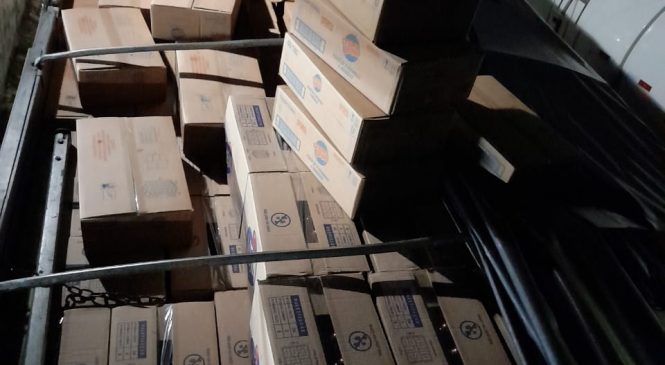 Fisco apreende 33 toneladas de produtos sem nota fiscal na região Oeste