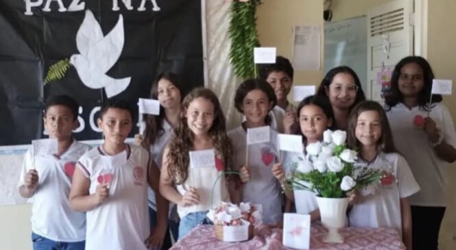 Em Olho D’água do Borges, a Escola Municipal Antônio Carlos Paiva realiza momento denominado “PAZ NA ESCOLA”