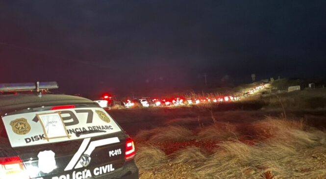 Polícia Civil cumpre 48 mandados em três estados e prende 17 suspeitos de integrarem organização criminosa durante operação