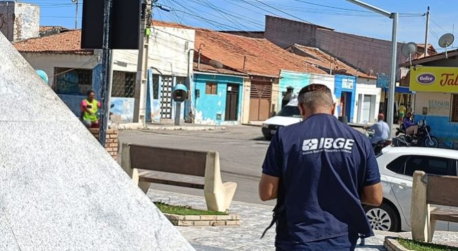 Censo do IBGE começa a visitar domicílios nesta segunda-feira (01)