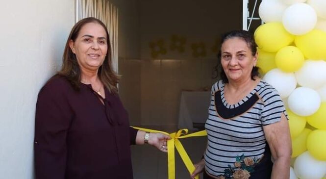 Prefeita Mazé realiza inauguração das novas instalações do Posto de Saúde de Serra Nova