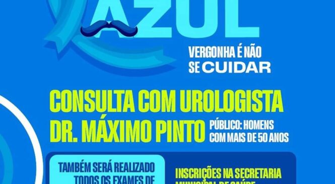 Em Pilões a gestão municipal se prepara para realizar mais uma ação do Novembro Azul