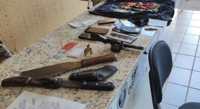 POLÍCIA MILITAR APREENDE ARMA DE FOGO APÓS CONFRONTO COM SUSPEITO EM BREJO DOS SANTOS