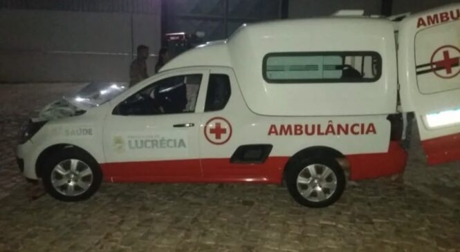 Ambulância atinge boi e passageira fica ferida em rodovia no interior do RN; animal morreu