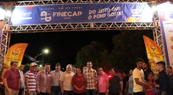 Fátima destacou a importância da Finecap para o Alto Oeste