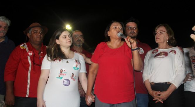 Deputado Carlos Augusto acompanha Fátima e Zenaide no Oeste