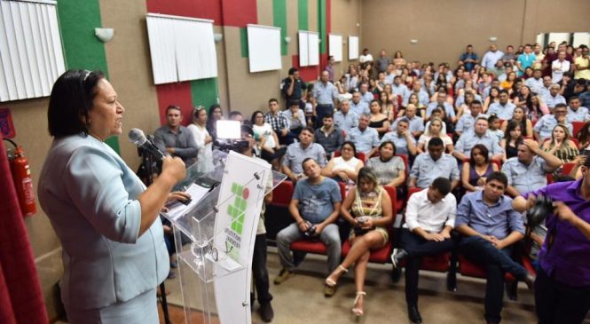 “Estamos virando a página da insegurança pública”, diz Fátima Bezerra