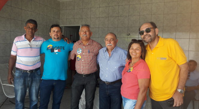 GUSTAVO CARVALHO RECEBE APOIOS EM JARDIM DO SERIDÓ!