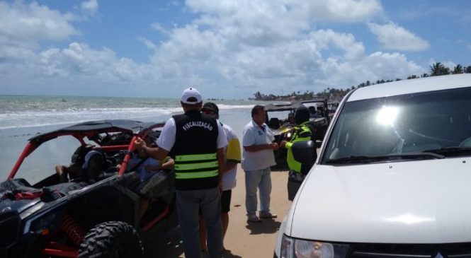 Detran começa a intensificar fiscalização nas praias do RN