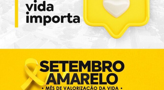 Governo Maria Helena destaca ações do Setembro Amarelo em ODB
