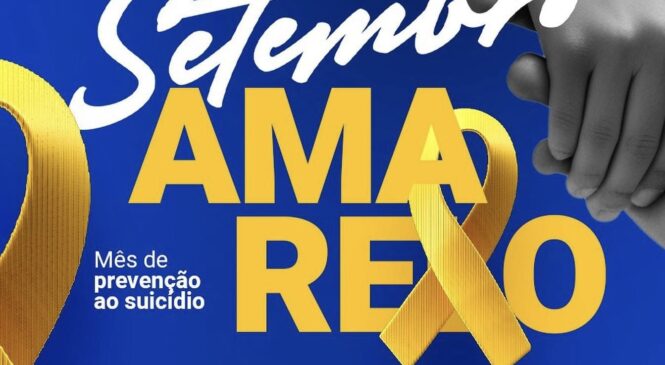 Setembro Amarelo é destaque nas mídias sociais do governo municipal de Pilões