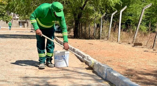 Limpeza pública do município de Umarizal é constante e a todo vapor