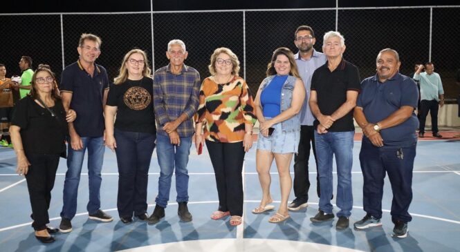 Gestão Maria Helena inaugura a quadra de esportes dos Cardosos em ODB