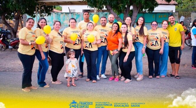 Caminhada “Setembro Amarelo” desfila nas ruas de Francisco Dantas com mensagem de valorização a vida