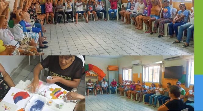 Portalegre realiza encontro com grupo de idosos e intergeracional do SCFV