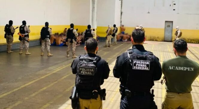 SEAP deflagra operação Mute e fiscaliza uso de celulares em penitenciária da Grande Natal