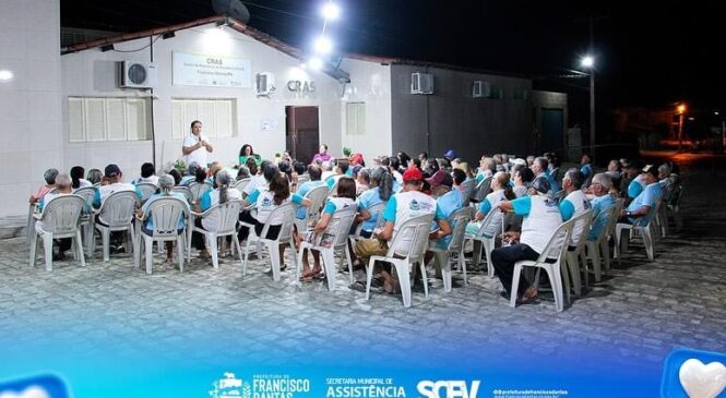 Francisco Dantas realiza encontro mensal com grupo de idosos do SCVF