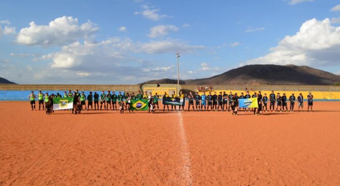 Em Água Nova, aconteceu a abertura do Campeonato Municipal de Futebol