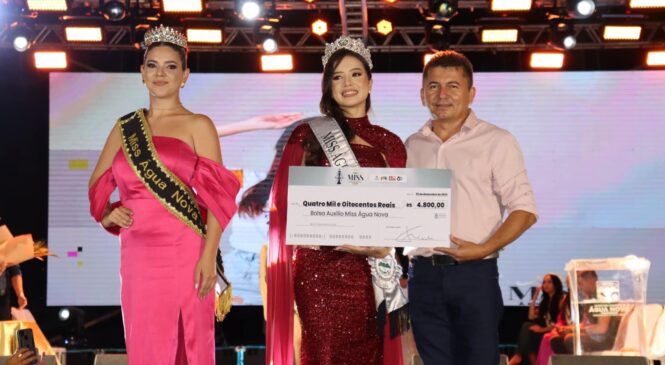 Emanuelly Viana é eleita Miss Água Nova 2024