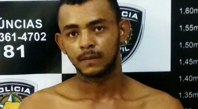 Agentes da Polícia Civil de Patu prende em flagrante homem por roubo