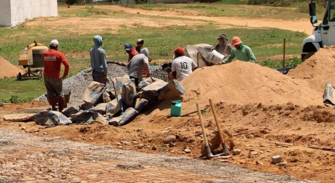 Em Francisco Dantas, o governo municipal concluiu a reconstrução do sangrador do Açude Tesoura