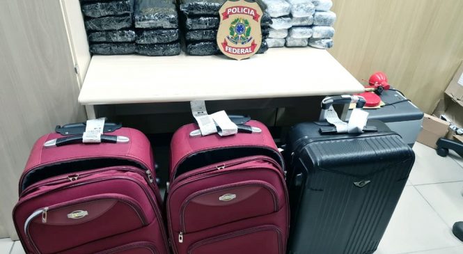 Polícia Federal prende 4 mulheres no aeroporto de Natal com 47 kg de Maconha