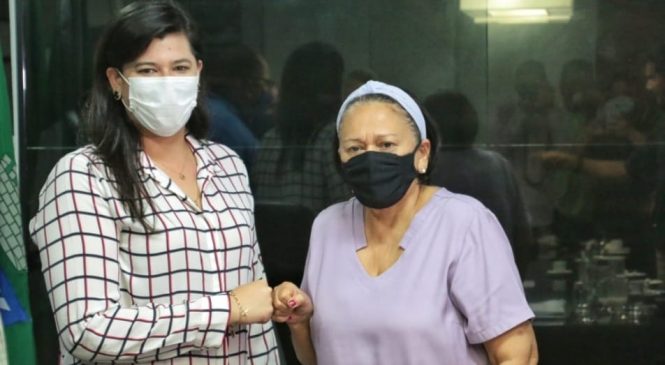 Fátima Bezerra recebe prefeita eleita Mariana Almeida e consolida parcerias com Pau dos Ferros