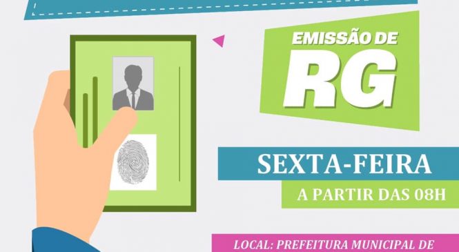PREFEITURA MUNICIPAL DE OLHO D’ÁGUA DO BORGES FARÁ MUTIRÃO PARA EMISSÃO DE EMISSÃO DE RG