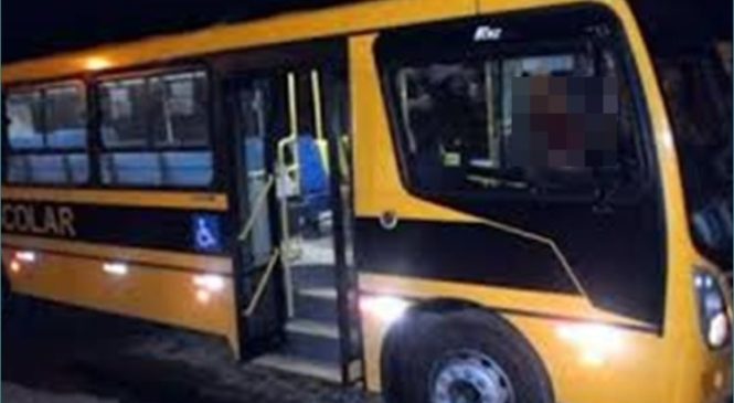 Motorista é preso suspeito de dirigir bêbado ônibus escolar em Pau dos Ferros/RN
