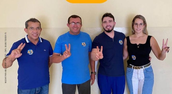 São Miguel – Célio de Elizeu e Dr. Chayanne receberam adesão do ex-vereador Passarinho e sua filha presidente da câmara