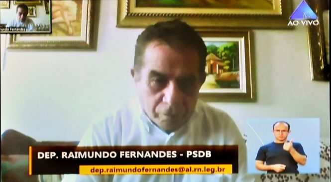 Deputado Raimundo Fernandes comemora os primeiros testes no sistema de abastecimento em São Miguel