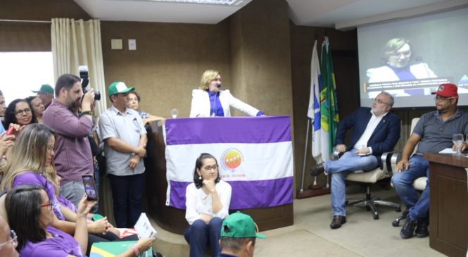 Senadora Zenaide Maia diz ser contra MP 871/19 durante audiência na Assembleia