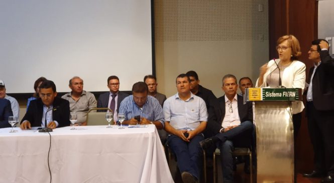Senadora Zenaide discute com Prefeitos do RN e bancada federal sobre necessidades do Estado