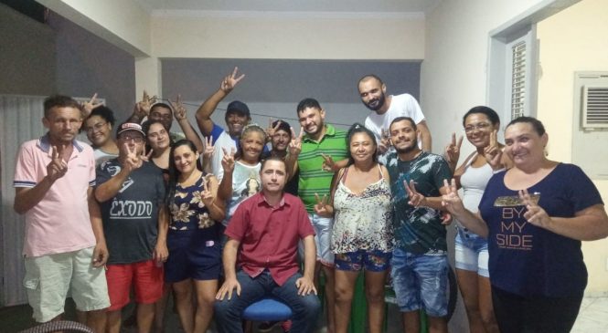 Pré-candidatos ao legislativo municipal do PC do B reforçam apoio ao nome do professor Valderi Idalino