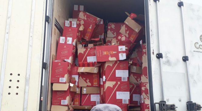 Carga de whisky roubada e avaliada em R$ 200 mil é apreendida na Grande Natal