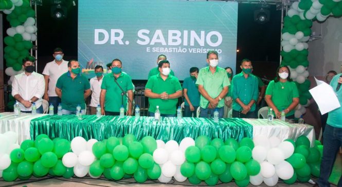 Convenção oficializa Dr. Sabino à reeleição no município de Pilões/RN, o evento foi realizado nessa terça, dia 15