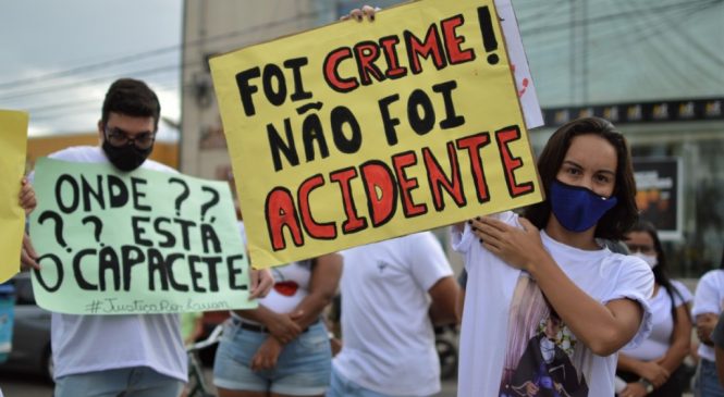 Em protesto, familiares e amigos querem saber: quem matou Luan Barreto?