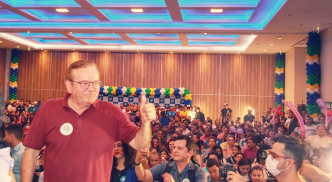 “Quero engrossar as fileiras daqueles que sentem o que é uma criança não ter o que comer”, diz Jaime Calado na convenção do Republicanos