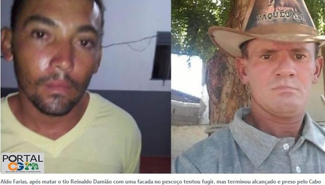 Açougueiro mata o tio com facada no pescoço em Florânia