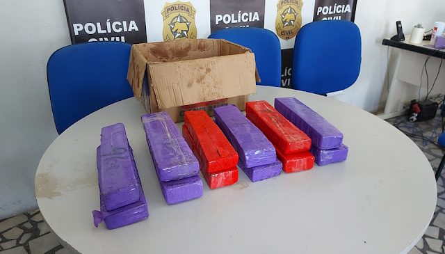 PRE apreende 12 quilos de maconha em um alternativo de Frutuoso Gomes que faz a linha Antônio Martins/Mossoró