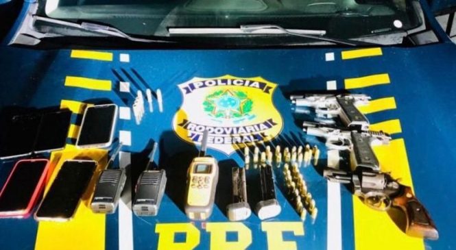 Grupo é preso suspeito de roubos de cargas e fazer motoristas reféns na Paraíba